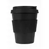 HorecaTraders Kerr & Napier Ecoffee-Tasse | wiederverwendbarer Kaffeebecher aus Bambus | Schwarz | 340 ml