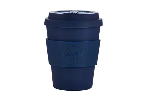  HorecaTraders Tasse à café écologique Kerr & Napier | tasse à café réutilisable en bambou | Bleu foncé| 340 ml 