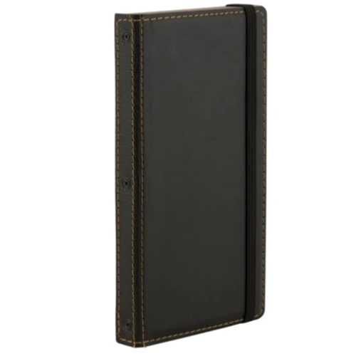  Securit Trendy lederen houten rekening presentator | 19,8(b) x 11,3(d) x 19 (h)cm 