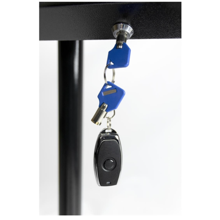 Black hammertone | White | 8 x A4 information display | Metal | 78(w) x 9(d) x 97 (h)cm
