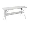 Vogue Étagère de base pour table de travail en acier inoxydable | 122 (l) x 42 (p) x 6 (h) cm