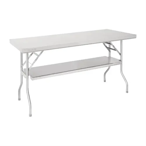  Vogue Étagère de base pour table de travail en acier inoxydable | 122 (l) x 42 (p) x 6 (h) cm 