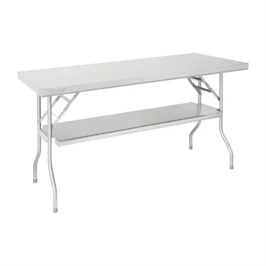 Bottom shelf for stainless steel work table | 122 (w) x 42 (d) x 6 (h) cm