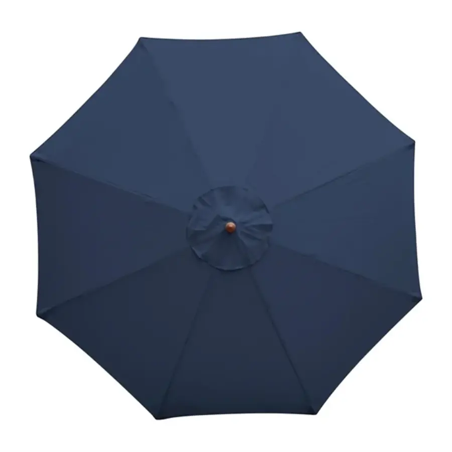 parasol rond bleu foncé | polyester | Ø 3 mètres