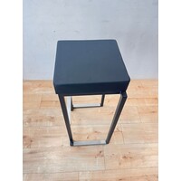 Barhocker | Stahl/Kunstleder | Schwarz | 2 Stück | Stapelbar | (AUSGANG)