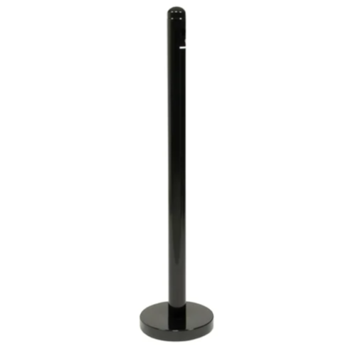  Securit Smoke post and base | Black stainless steel - 100cm 