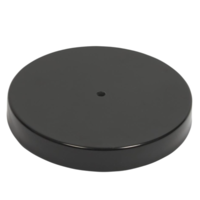 Poteau et base de fumée | Noir | Acier inoxydable | 100 cm