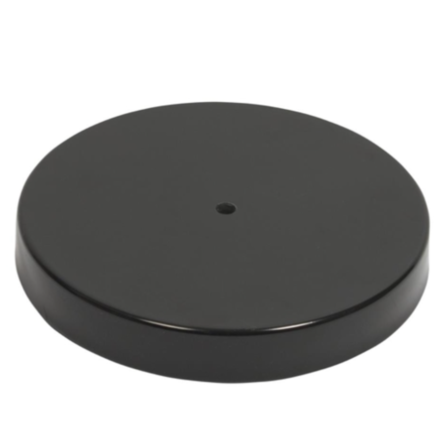 Poteau et base de fumée | Noir | Acier inoxydable | 100 cm