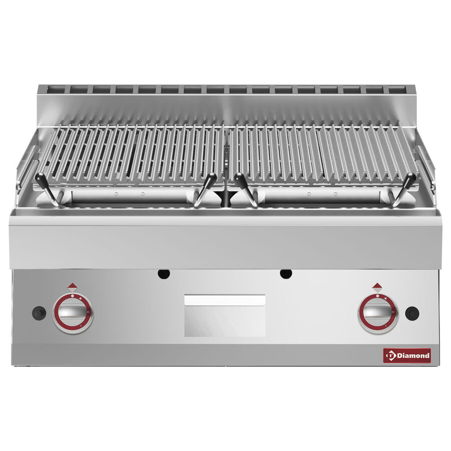 Lavasteingrill - 1/1 Modul - Gusseisenrost "Double Face"
