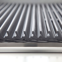 Lava stone grill - 1/1 module - Cast iron grid "double face"