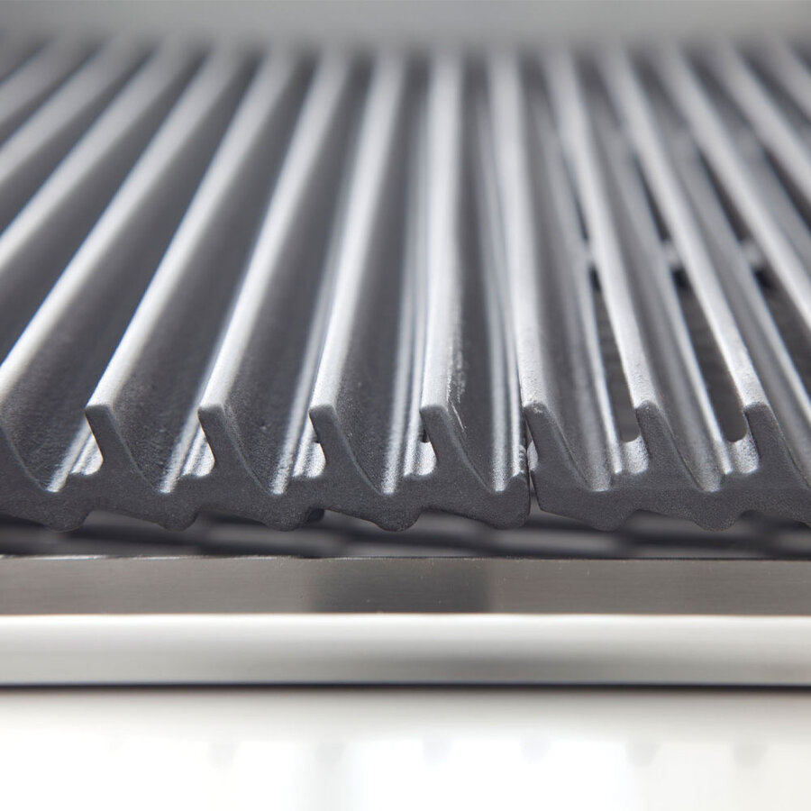 Gril en pierre de lave - Module 1/1 - Grille en fonte « double face »