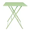 Bolero Table pliante en acier | Vert clair | 600 mm