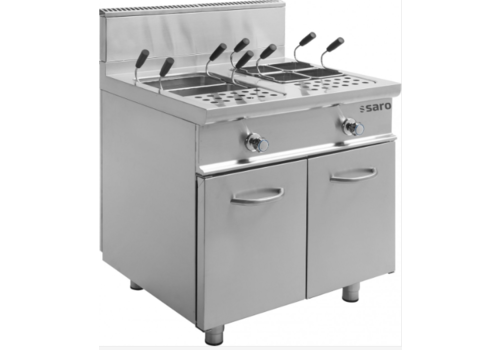  Saro Modèle de cuiseur à pâtes électrique | acier inoxydable | 800 (l) x 700 (p) x 850 (h) 