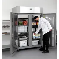 Energieeffizienter Kühlschrank der U-Serie mit Doppeltür | 1400 Liter