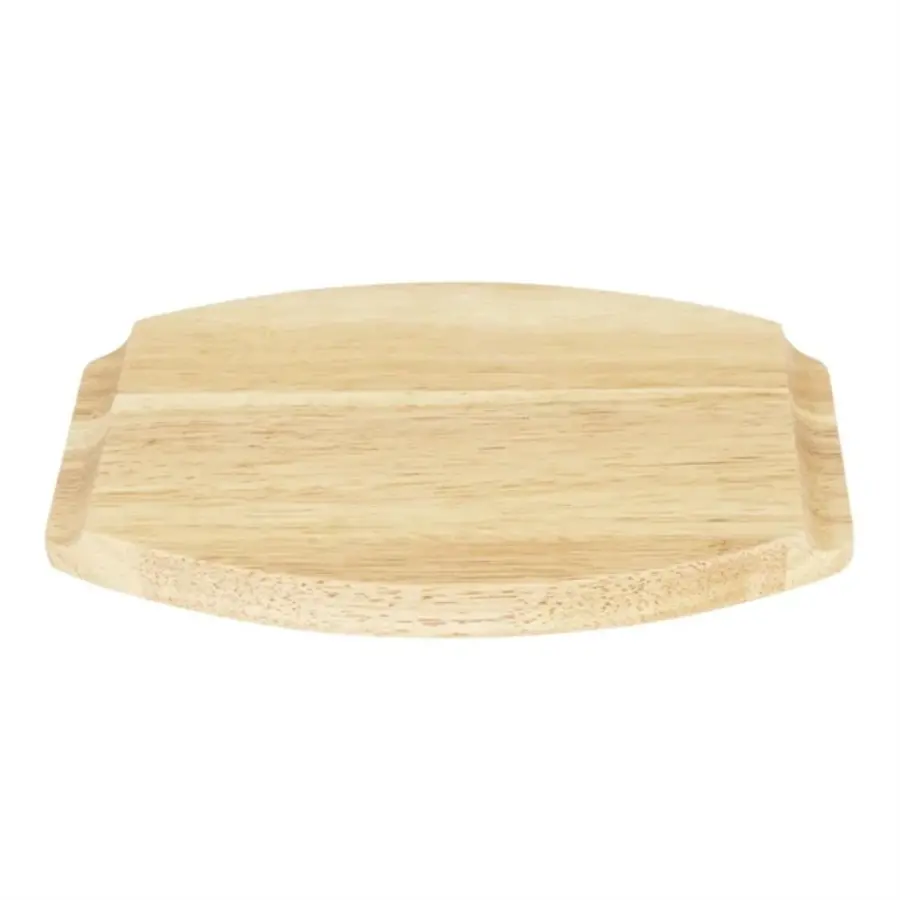 Hevea plate for cast iron oval ear dish | 260x165mm