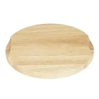 Plaque en hévéa pour poêle ronde en fonte | 254(Ø) mm