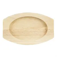 Plaque d'hévéa pour oreille ovale en fonte | 210x120mm