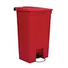 Rubbermaid Step-On Treteimer | Rot | 87L