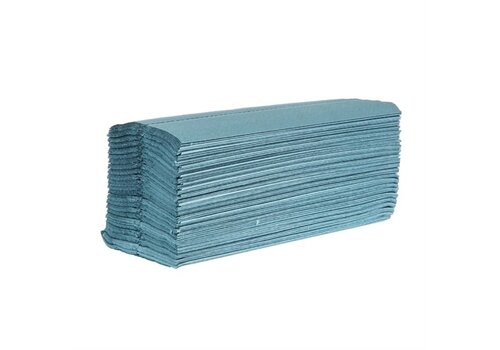  Jantex C-fold towels 1-ply blue | (2850 sheets) | (12 pieces) 