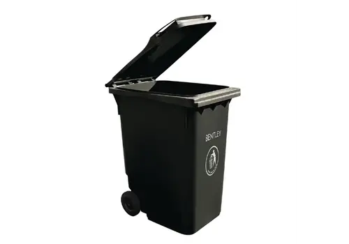  HorecaTraders Rolcontainer | Zwart  | 240L 