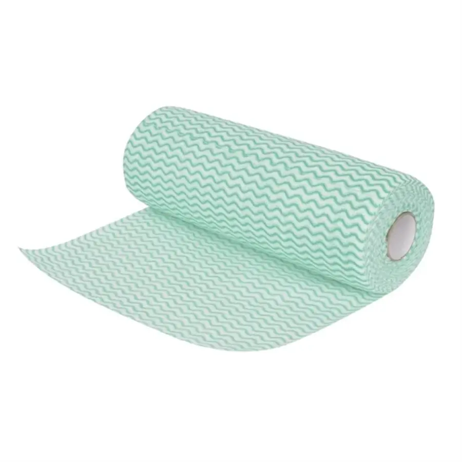 Non-woven wipes | Green | (100 pieces)