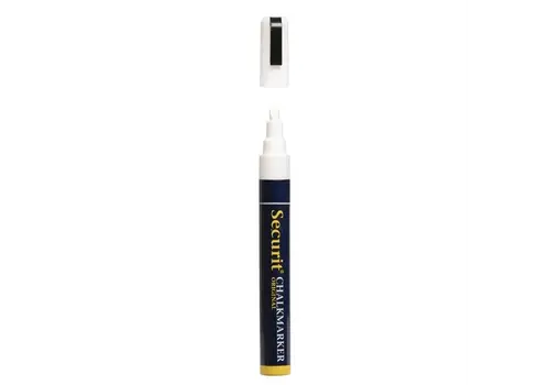  Securit Kreidemarker | Weiß | (2er-Pack) 