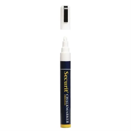  Securit Kreidemarker | Weiß | (2er-Pack) 