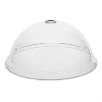 Couvercle d'assiette bombé Kristallon rond | 260x120mm