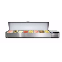 Static Cooled Display Case | For 8x 1/3 GN or 16x 1/6 GN