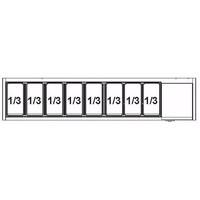 Static Cooled Display Case | For 8x 1/3 GN or 16x 1/6 GN