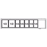 Static Cooled Display Case | For 8x 1/3 GN or 16x 1/6 GN