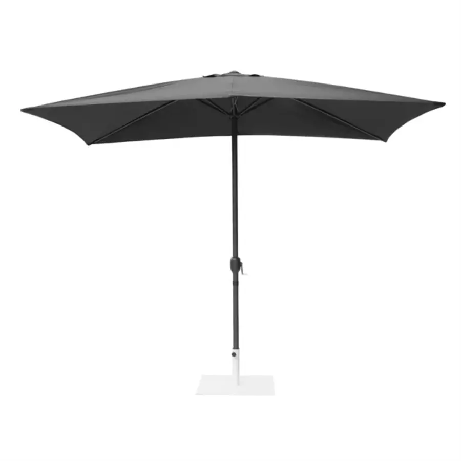 Sevilla square parasol | Black | 200(w) x 257(h)cm
