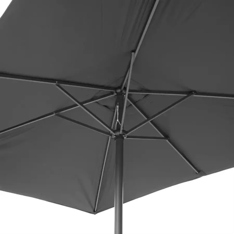 Sevilla square parasol | Black | 200(w) x 257(h)cm