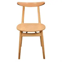 Chaise d'appoint en hêtre Fameg | Bois | 43(l) x 48(p) x 79 (h) cm | (paquet de 2)