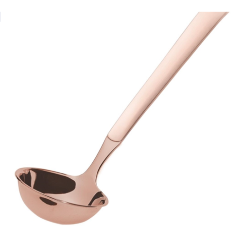  Amefa Buffet large gravy spoon copper | Stainless steel | ( 6 pieces ) 