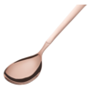 Amefa Cuillère de service solide pour buffet en cuivre | acier inoxydable | ( 6 pièces )