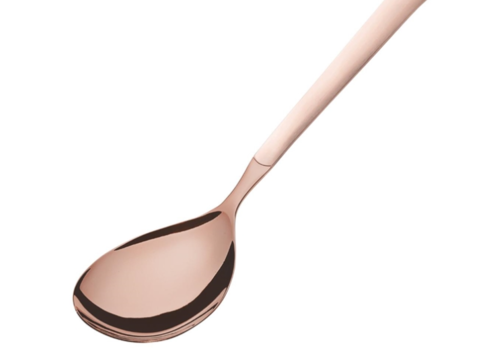  Amefa Buffet solid serving spoon copper | Stainless steel | ( 6 pieces ) 