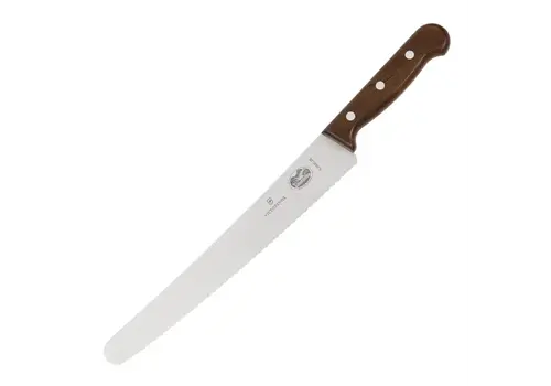  Victorinox Couteau à pâtisserie dentelé Victorinox avec manche en bois | 25,5 cm 