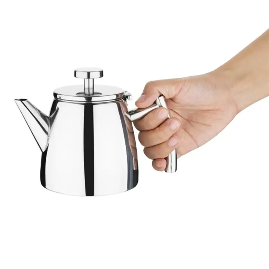 Olympia konische Isolierteekanne mit Filter st/st | 350 ml