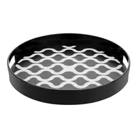 Olympia Kristallon PC round anti-slip sheet with handles | 355 mm