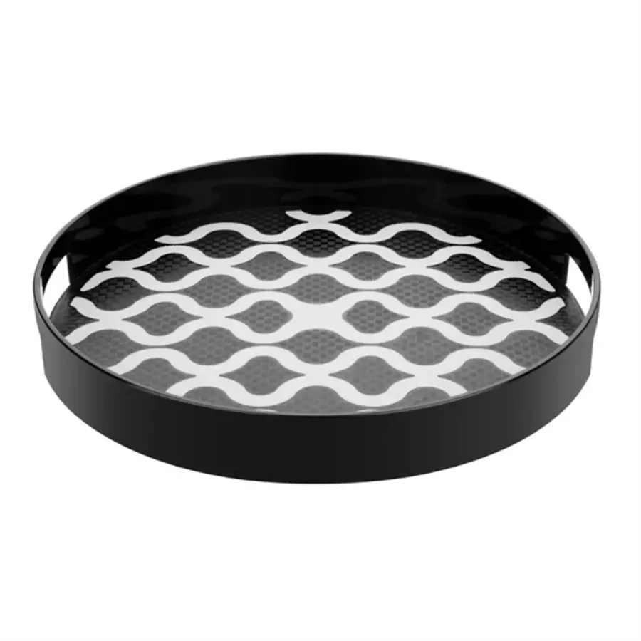 Olympia Kristallon PC round anti-slip sheet with handles | 355 mm