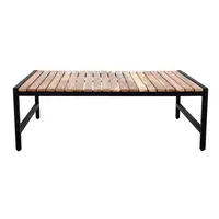 Boléro | Table basse en acier et acacia | 1200 x 800 mm