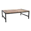 Bolero Boléro | Table basse en acier et acacia | 1200 x 800 mm
