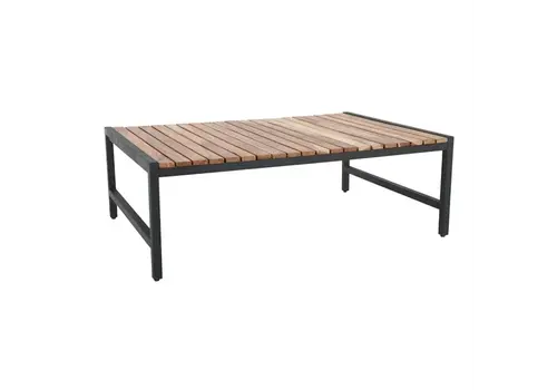  Bolero Boléro | Table basse en acier et acacia | 1200 x 800 mm 