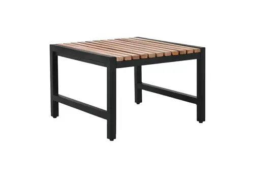  Bolero Boléro | Tabourets de bar bas en acier et acacia | (4 pièces) 
