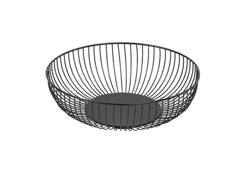  Olympia Olympia wire feed display bowl round | Black | 285x85mm 