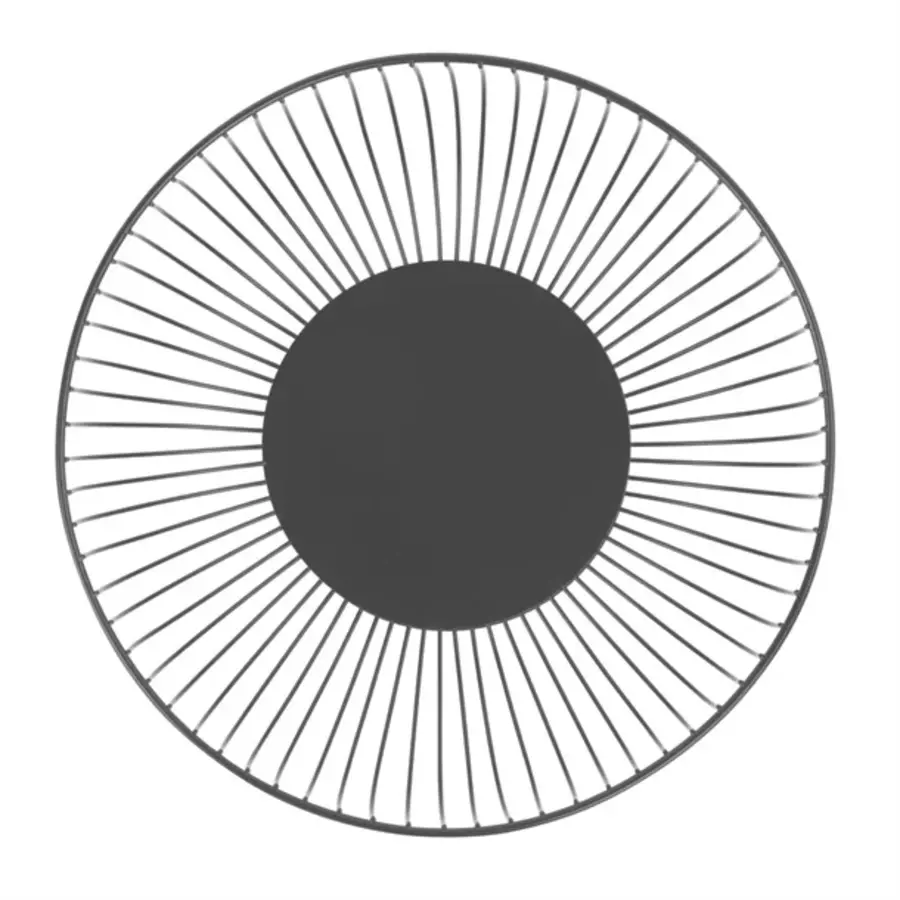 Olympia wire feed display tray round | Black | 285x85mm