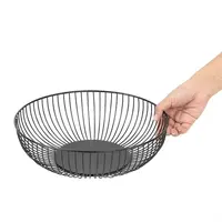 Olympia wire feed display bowl round | Black | 285x85mm