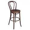 Bugholz Barhocker Buchenholz | Walnuss-Finish