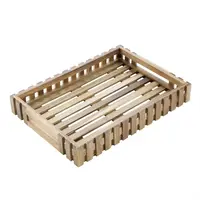 Coffre de rangement en acacia Olympia | 356x255x50mm